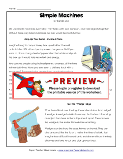 Simple Machines - Super Teacher Worksheets