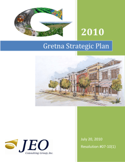 Gretna Strategic Plan - Gretna, NE
