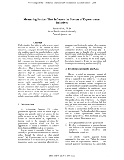 Measuring Factors That Influence the Success of E