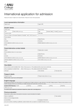 ANU College - Study Group