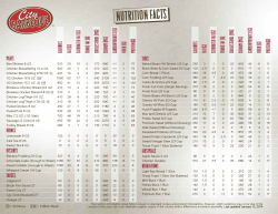 nutrition facts