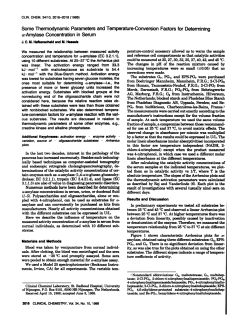 Some ThermodynamicParameters and Temperature