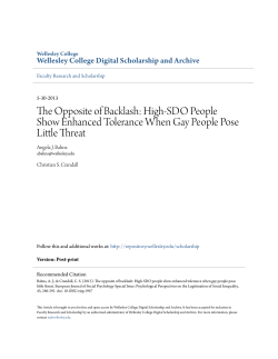 The Opposite of Backlash: High
