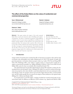 Print this article - Journal of Transport and Land Use