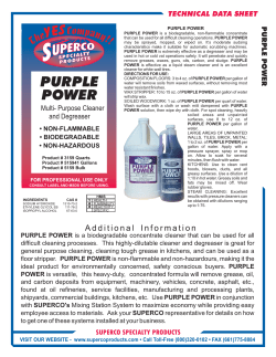 purple power - SUPERCO Specialty Products