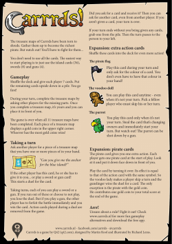 pirate cards Arrr!
