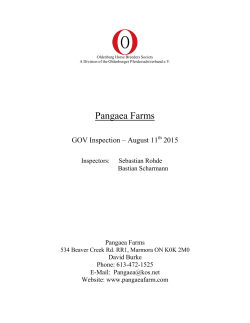 Pangaea Farms - The Oldenburg Horse Breeders` Society