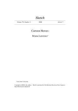 Cartoon Heroes - Iowa State University Digital Repository