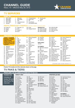 channel guide