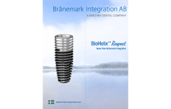 Broshure New Fixture BioHelix&trade; Respect Internal Connection English