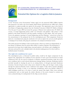 Potential Site Options for a Logistics Hub in