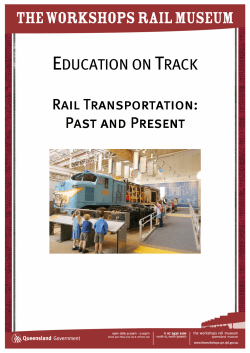 Rail Transportation: Past and Present school program