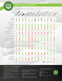 seo tools matrix