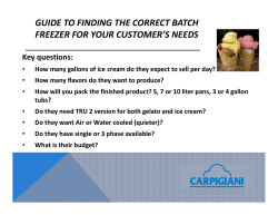 to finding the best batch freezer