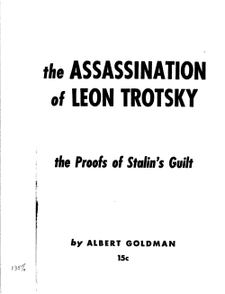 the Proofs of Stalin`s Guilt