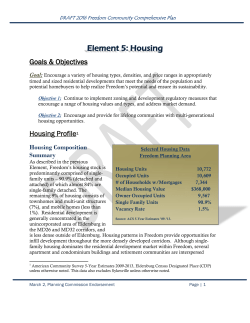 Element 5: Housing - Carroll County Government
