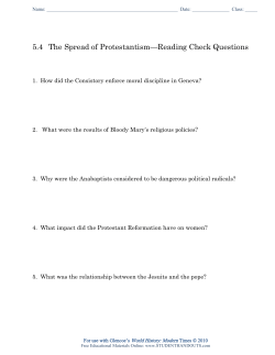 Questions - Student Handouts