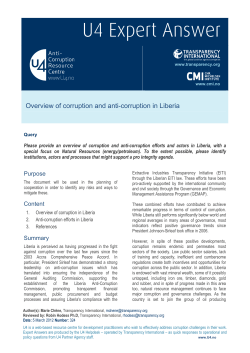 Overview of corruption and anti