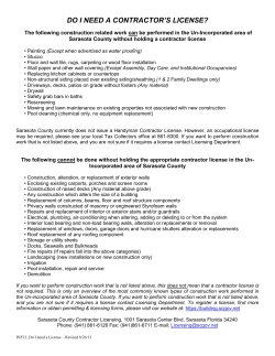 DO I NEED A CONTRACTOR`S LICENSE?