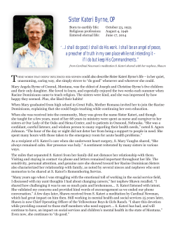 Sister Kateri Byrne, OP