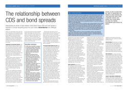 The relationship between CDS and bond spreads