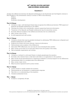 Sample Responses Q2 - AP Central