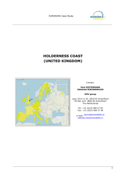 EUROSION Case Study: Holderness Coast (United Kingdom)