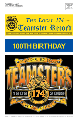 March 2009 - Teamsters 174