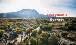 Everyman`s Everest - Epic Private Journeys
