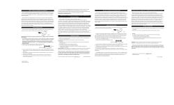 Installation instructions