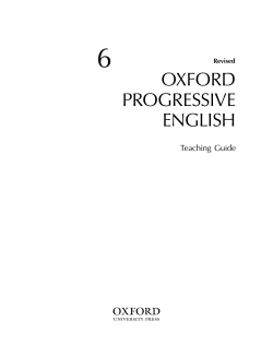 Teaching Guide 6 - Oxford University Press