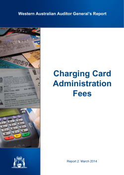 Charging Card Administration Fees