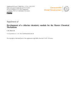 Supplement - Geosci. Model Dev.
