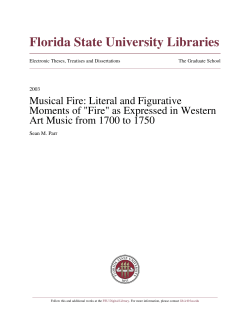 Musical Fire: Literal and Figurative Moments of "Fire" as