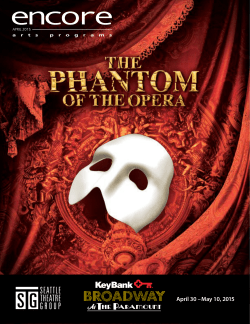 Phantom of the Opera at The Paramount Theatre_Encore Arts Seattle