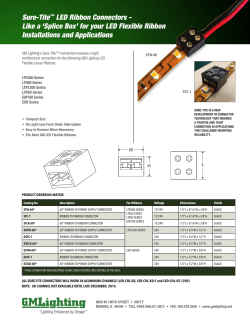 Sure-Tite&trade; LED Ribbon Connectors - Like a `Splice