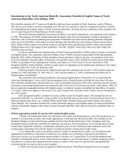 First Edit - North American Butterfly Association