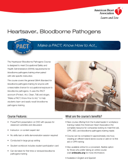 Heartsaver&reg; Bloodborne Pathogens