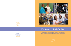 Customer Satisfaction: Framework for Improving Quality
