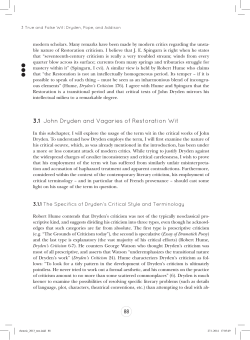 3.1 John dryden and Vagaries of Restoration Wit