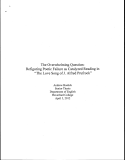 The Overwhelming Question - Institutional Scholarship