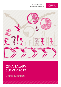 CIMA SALARY SURVEY 2013