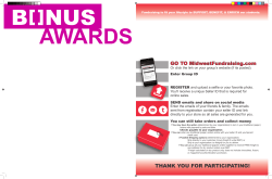 Announcement Award Flyer - Midwest Community Fundraising