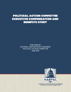 Political Action Committee Executive Compensation