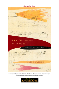 Excerpted from - University of California Press