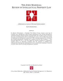 A Methodical Look at Divided Infringement, 15 J. Marshall Rev. Intell