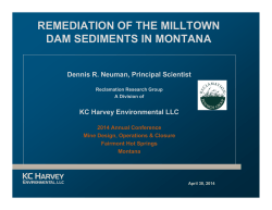 Revegetation of Sediments from Montana`s Milltown