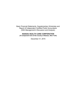 2015 Audited Financial Statements