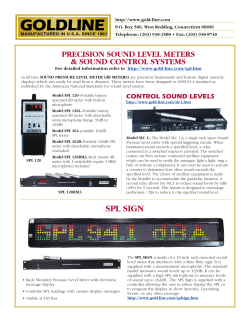 Sound Level Meters 4/02