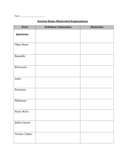 Ancient Rome Illustrated Explanations Apennines Tiber River